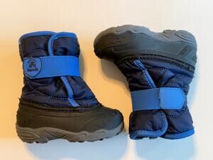 Kamik Toddler Snowybug Winter Boots Size 6 M Navy Blue Waterproof